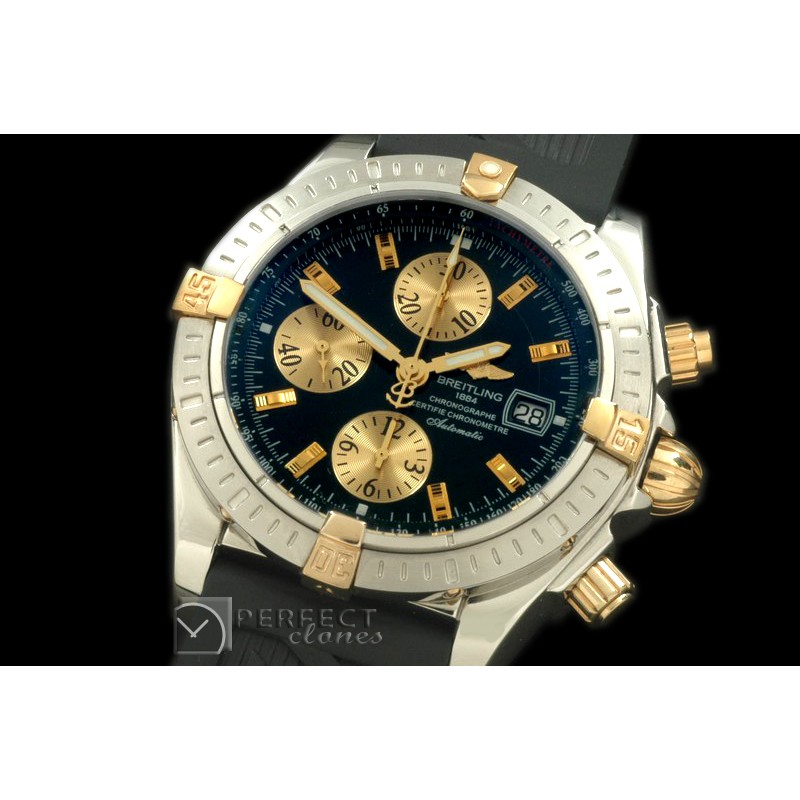 BLEV00202R Chronomat Evo SS/YG/RU Black Sticks A-77528800