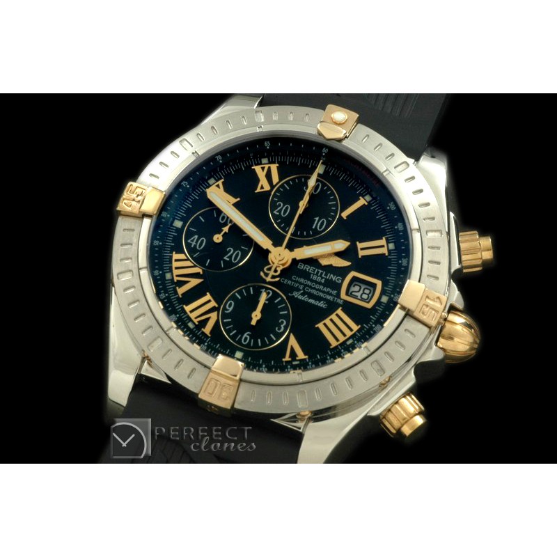 BLEV00222R Chronomat Evo SS/YG/RU Black Roman A-77528800