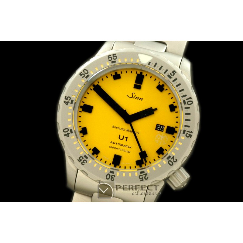 SI01102S U1 JR Limited Ed Automatic SS/SS Ylw Asian 2813