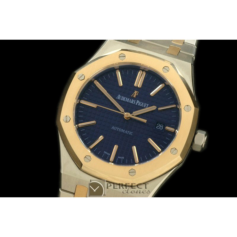 AP15400-113 Royal Oak 1540SS/YG Blue Swiss 2824