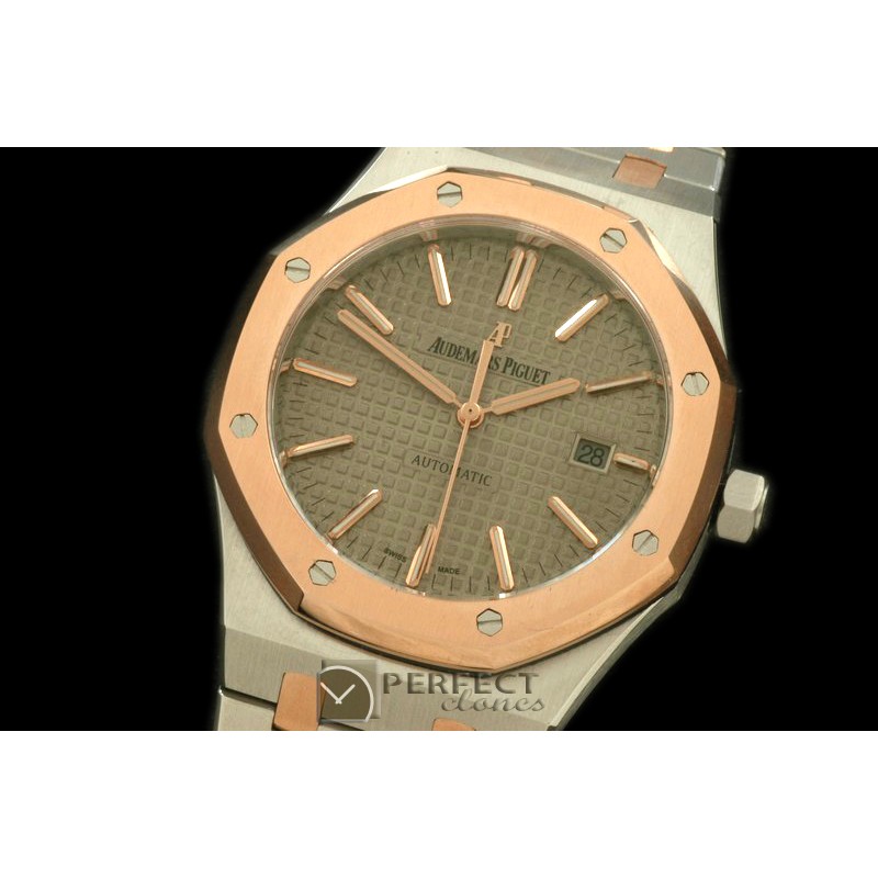 AP15400-124 Royal Oak 1540SS/RG Grey Swiss 2824