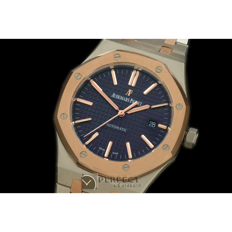 AP15400-123 Royal Oak 1540SS/RG Blue Swiss 2824