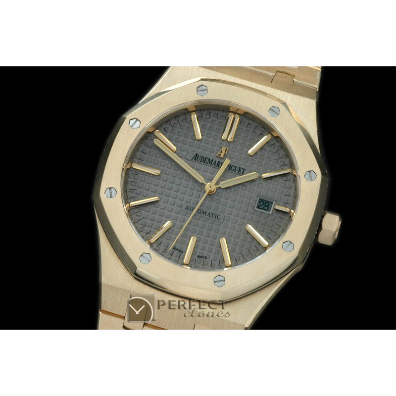 AP15400-134 Royal Oak 1540YG/YG Grey Swiss 2824