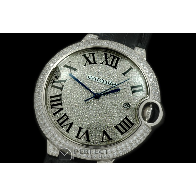 CARBA00031 Ballon De Cartier Men SS/LE Diam Asian Eta 2892