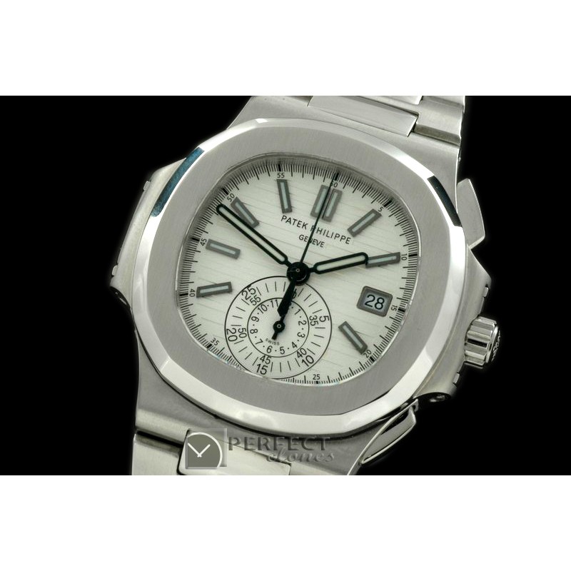 0 0 PP00081 5980 Nautilis Chrono SS/SS White A-7750