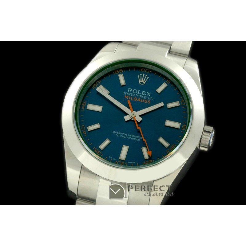 RLM00106 Milguass SS Blue (Green Sapphire) Asian 2813 25J 28