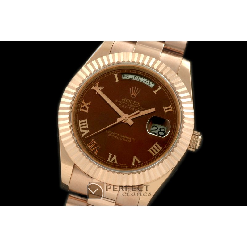 R41DDR00085 President/Fluted RG Brown Roman Asian Clone 2836