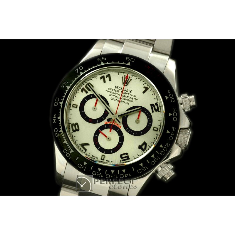 RLDS00209 Daytona 116519 SS/CER/SS White Num A-775Sec@6 28800