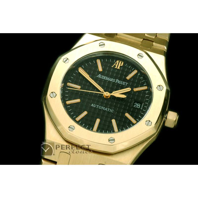 AP00052 Royal Oak Jumbo Auto YG/YG Black A-2824-2