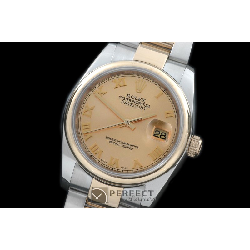 RDJMT00333 SS/YG Oyster Gold Roman Swiss Eta 2836-2