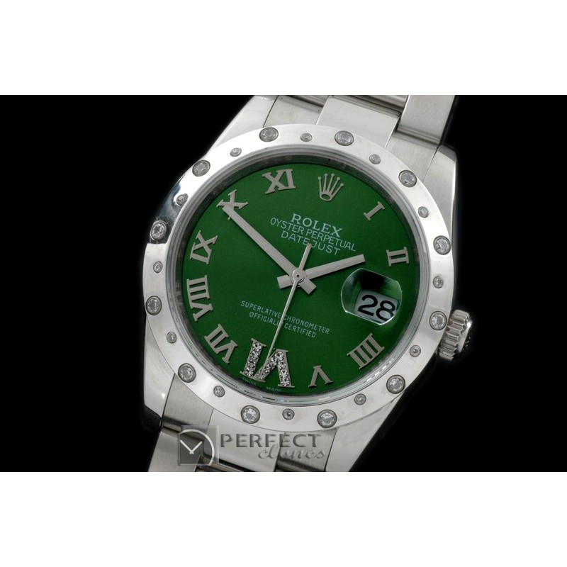 RDJMS00502D2 SS/SS Oyster Green Roman/Diam 2836