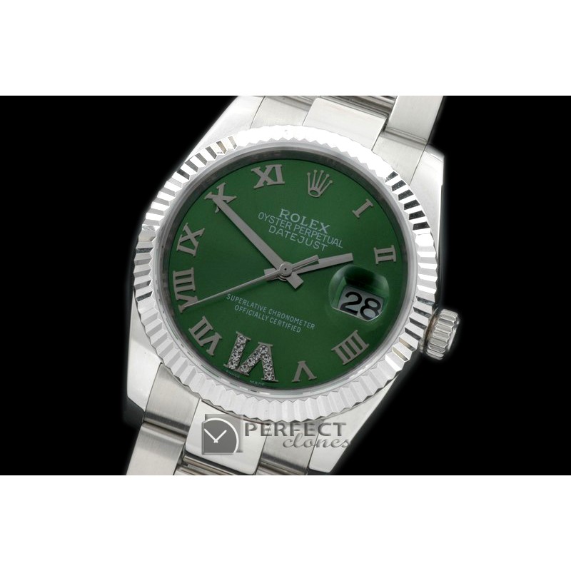 RDJMS00502 SS/SS Oyster Green Roman/Diam 2836