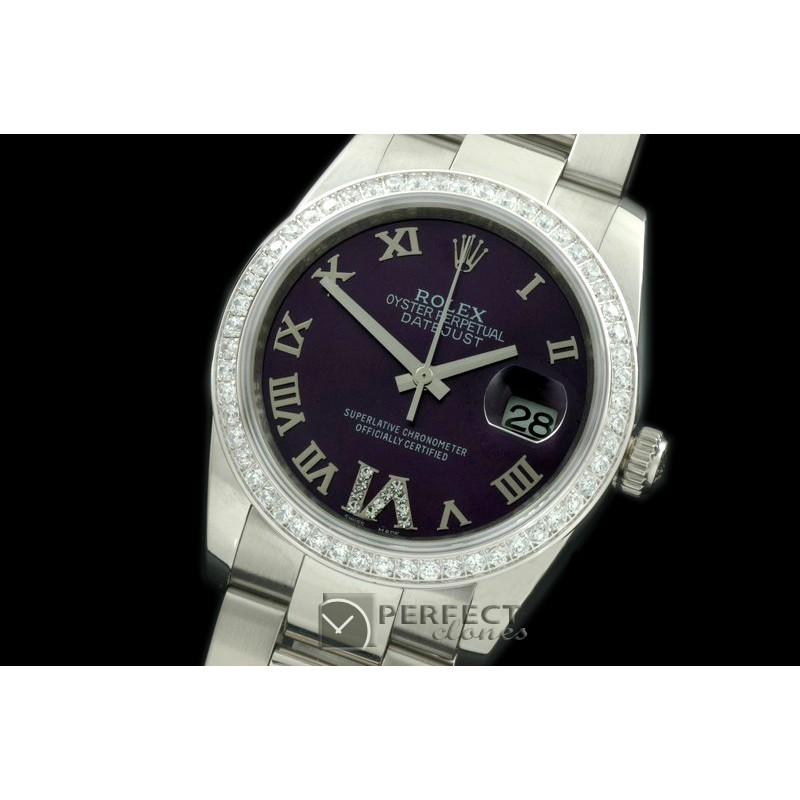 RDJMS00501D1 SS/SS Oyster Purple Roman/Diam 2836