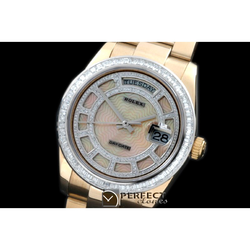 RLDDF00821 2014 Y-Gold/Oyster M-Gold Wavy Grid Asian Clone 2836