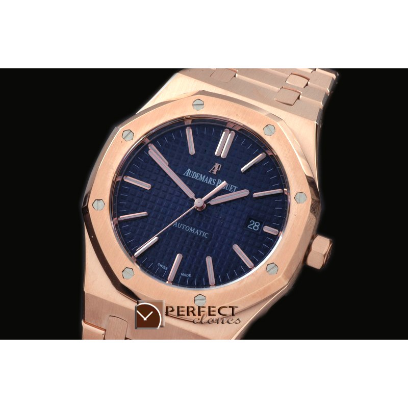 AP15400-223 Royal Oak 1540RG/RG Blue Jap M 9015