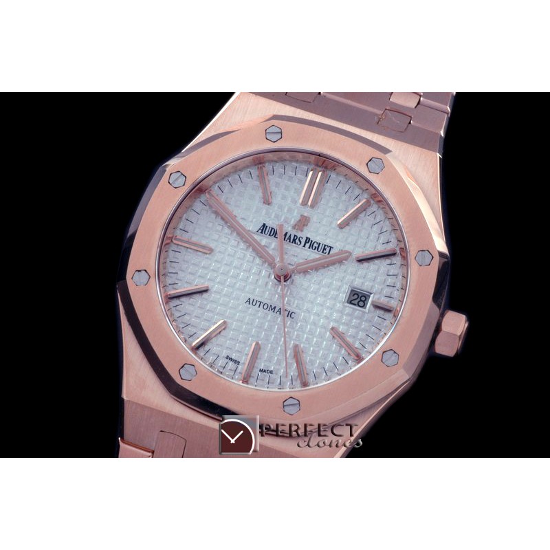 AP15400-221 Royal Oak 1540RG/RG White Jap M 9015