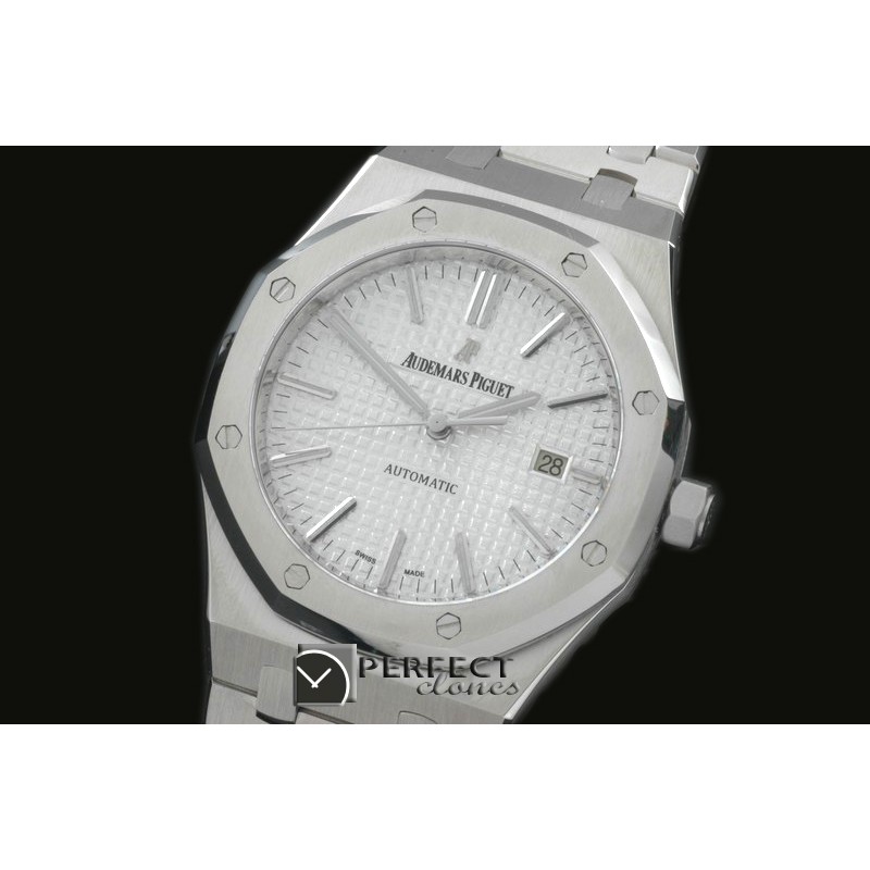 AP15400-201 Royal Oak 1540SS/SS White Jap M 9015