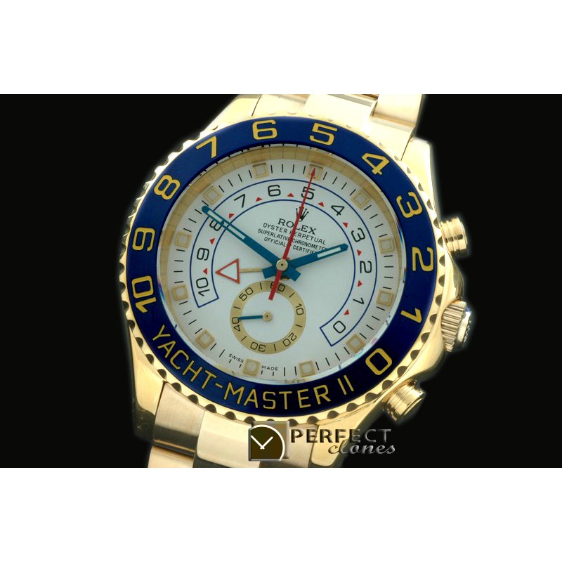 RYM2-1021 Yacthmaster II (44mm) YG White Asia 7750