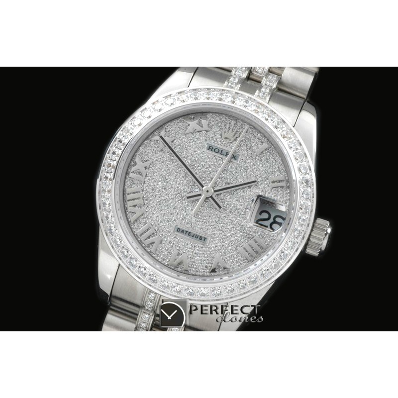RDJmS50011 SS Jubilee Diam Roman Asian 2836