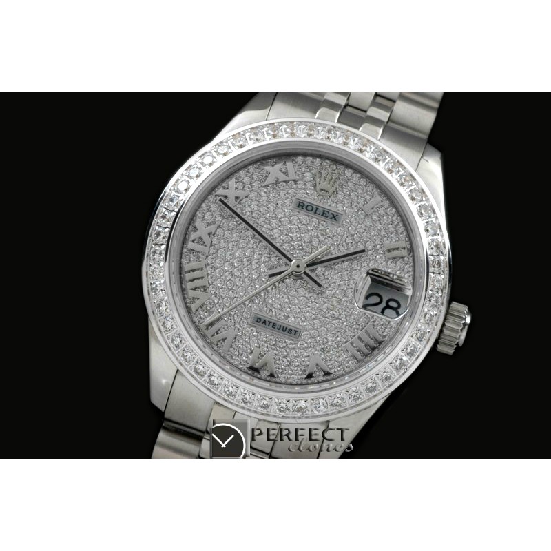 RDJmS50001 SS Jubilee Diam Roman Asian 2836