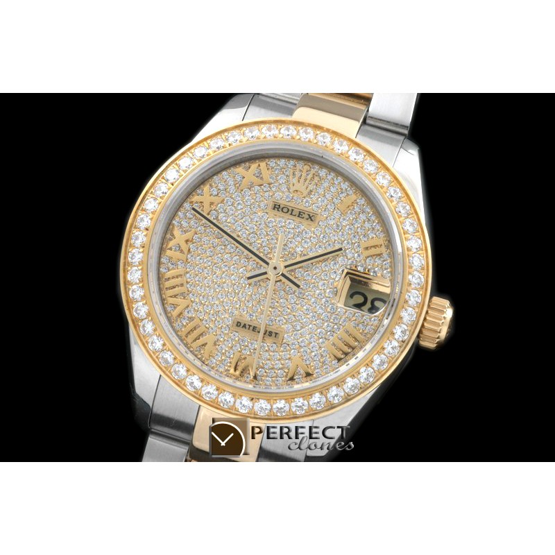 RDJmT50002 SS/YG President Diam Roman Asian 2836
