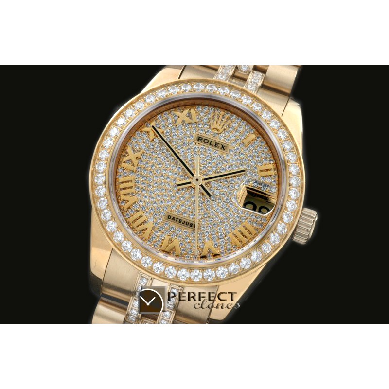 RDJmF50011 YG Jubilee Diam Roman Asian 2836