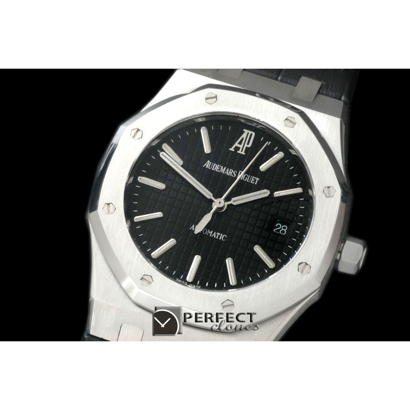 AP00039L Royal Oak Jumbo Auto SS/LE Black A-2824-2