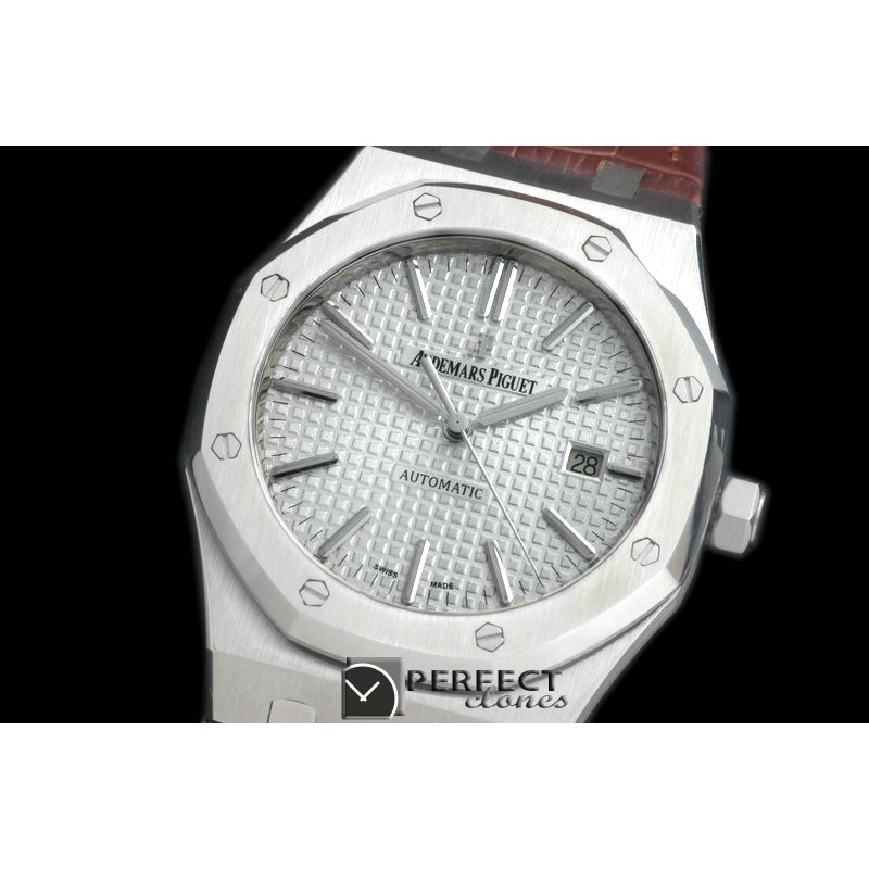 AP15400-201L Royal Oak 1540SS/LE White Jap M 9015