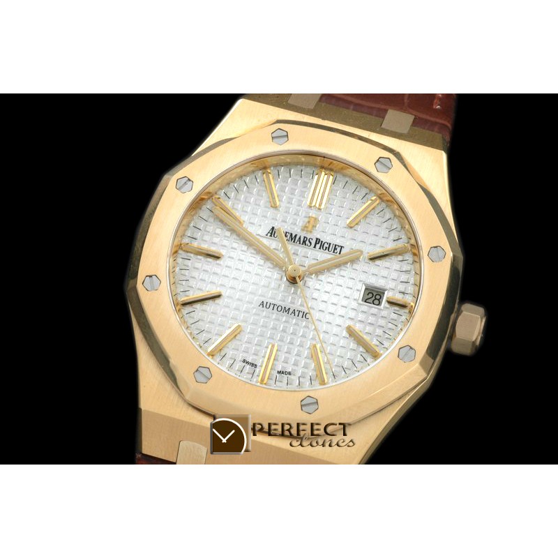 AP15400-211L Royal Oak 1540YG/LE White Jap M 9015