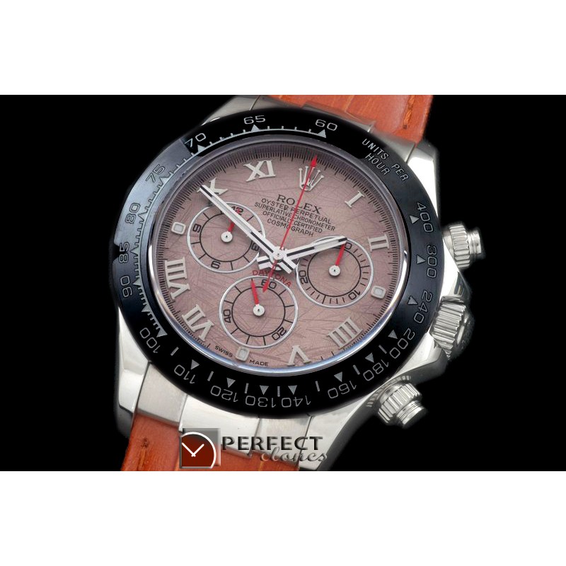 RLDS00245L Daytona 116519 SS/CER/LE Meteorite Roman A-775Sec@6