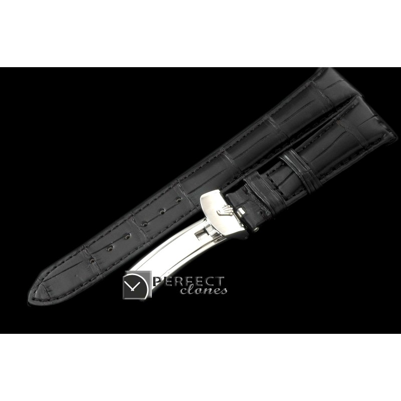 RLACC00101 Black Croc Strap SS 20/16 / New Insignia Buckle