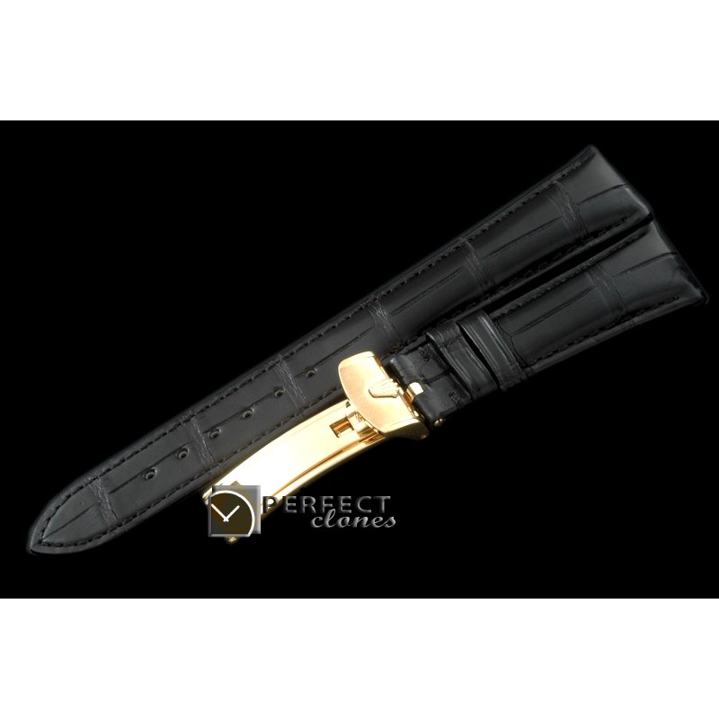 RLACC00103 Black Croc Strap YG 20/16 / New Insignia Buckle