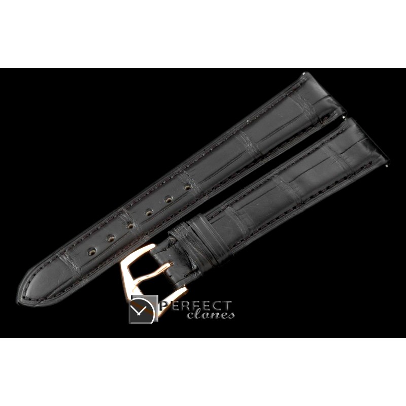 PPACC00105 Black Croc Strap RG 20/16 / Insignia Buckle