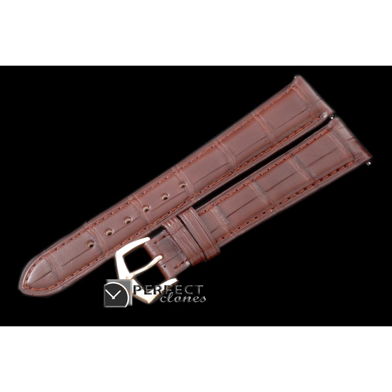 PPACC00106 Brown Croc Strap RG 20/16 / Insignia Buckle