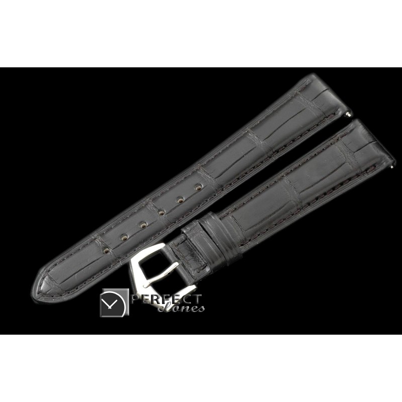 PPACC00101 Black Croc Strap SS 20/16 / Insignia Buckle