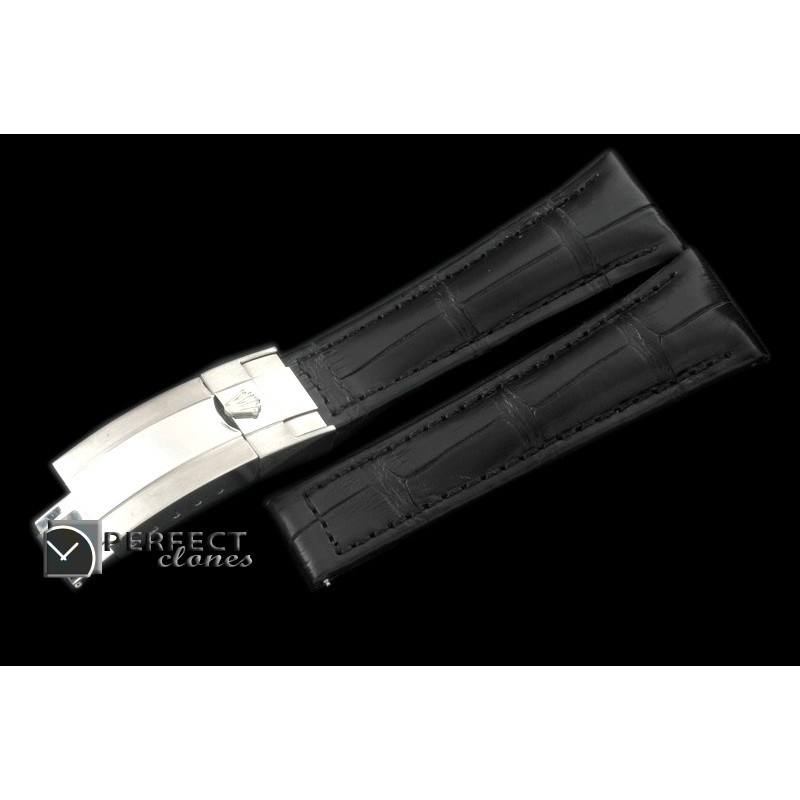 RLACC00111 Black Croc Strap SS 20/16 / New Insignia Deployant