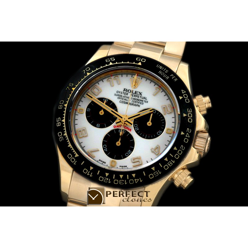 RLDF01083 Daytona 116528 YG/YG White Num A-775Sec@6 28800