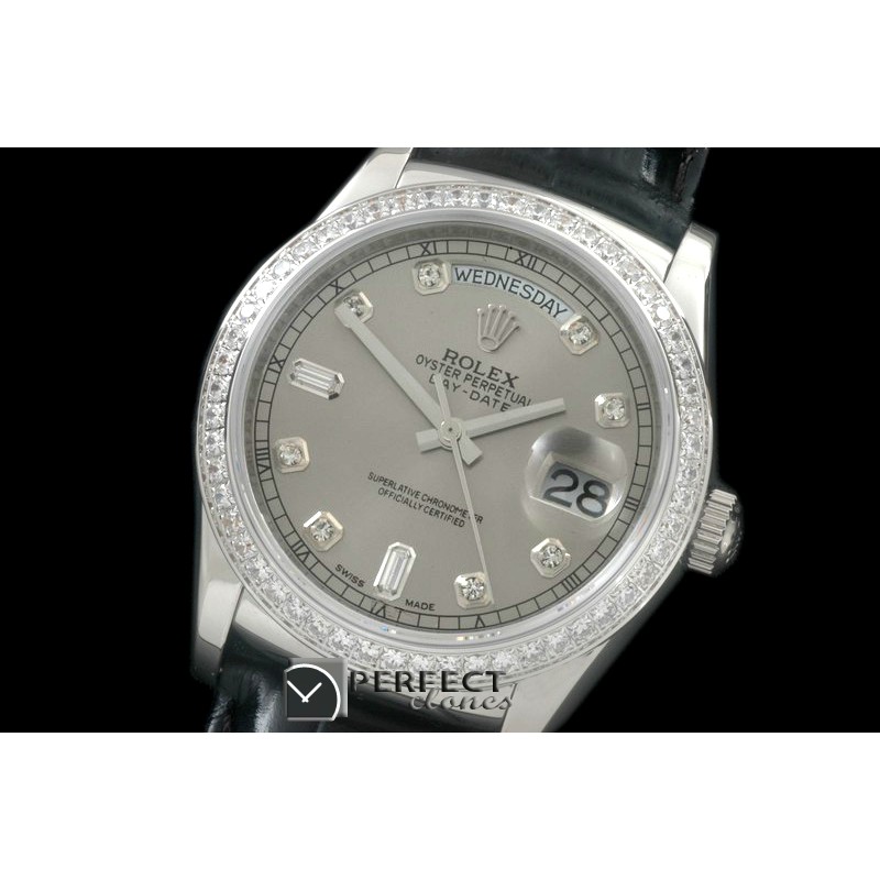 RLDDS60024LD DayDate Diam Bez Grey Diam SS/LE Asian Eta 2836