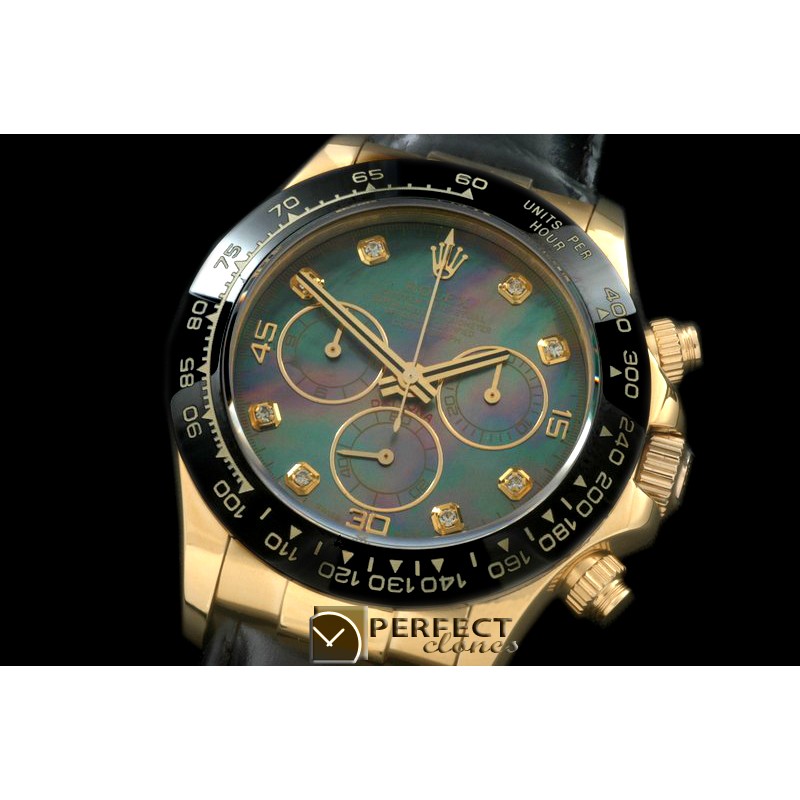 RLDF01079L Daytona 116528 YG/LE M-Green Diam A-775Sec@6 28800