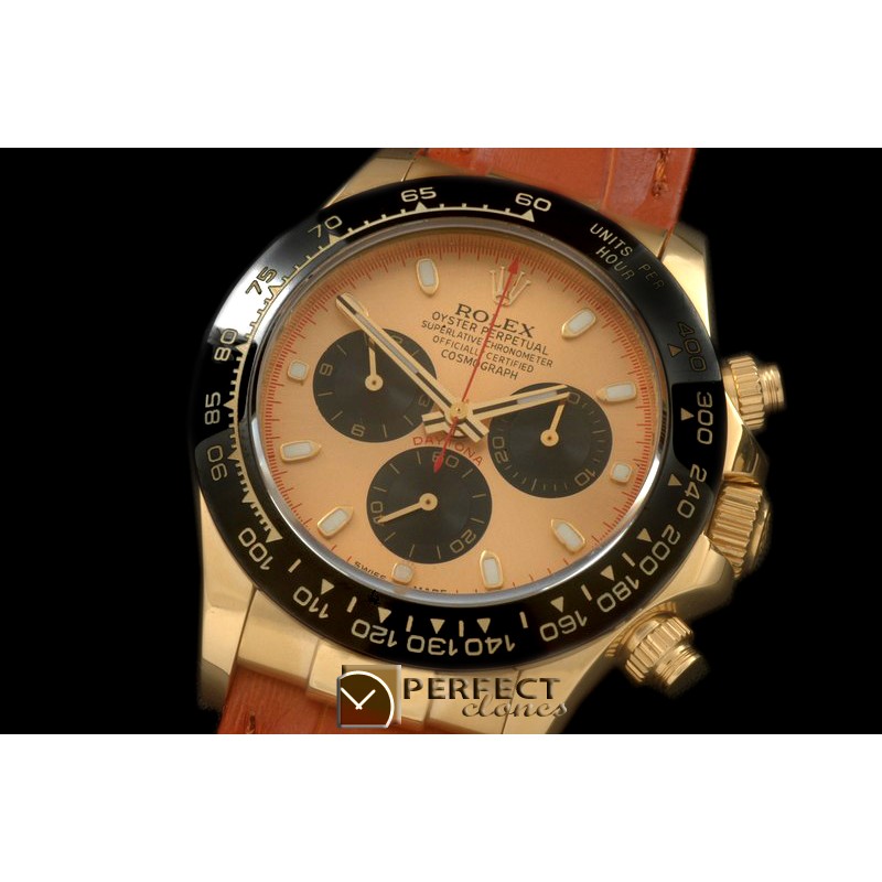 RLDF01069L Daytona 116528 YG/LE Black Stk A-775Sec@6 28800