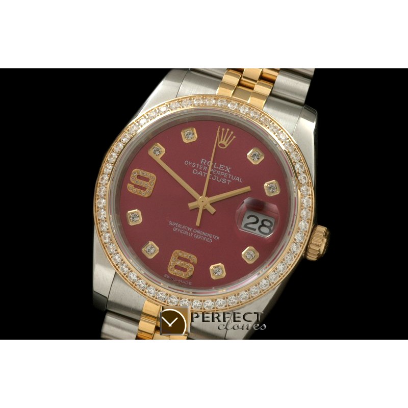 RDJMT00555D1 SS/YG Jubilee Red Diam 2836