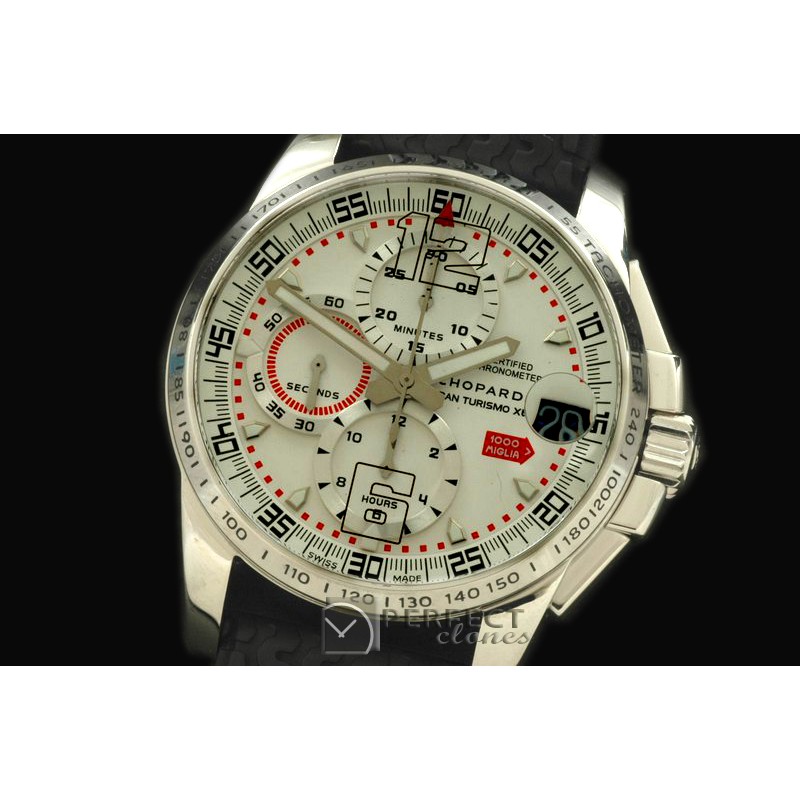 CP00001 Mile Miglia GTXXL Chrono Limited Ed SS Wht A07.211
