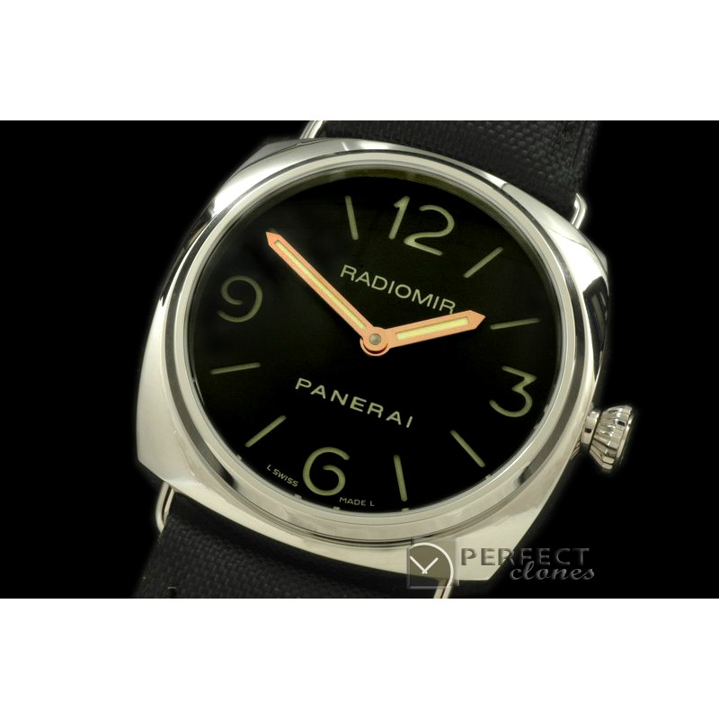 PN210N02 Pam 21N Radiomir Base SS/LE Black A-6497