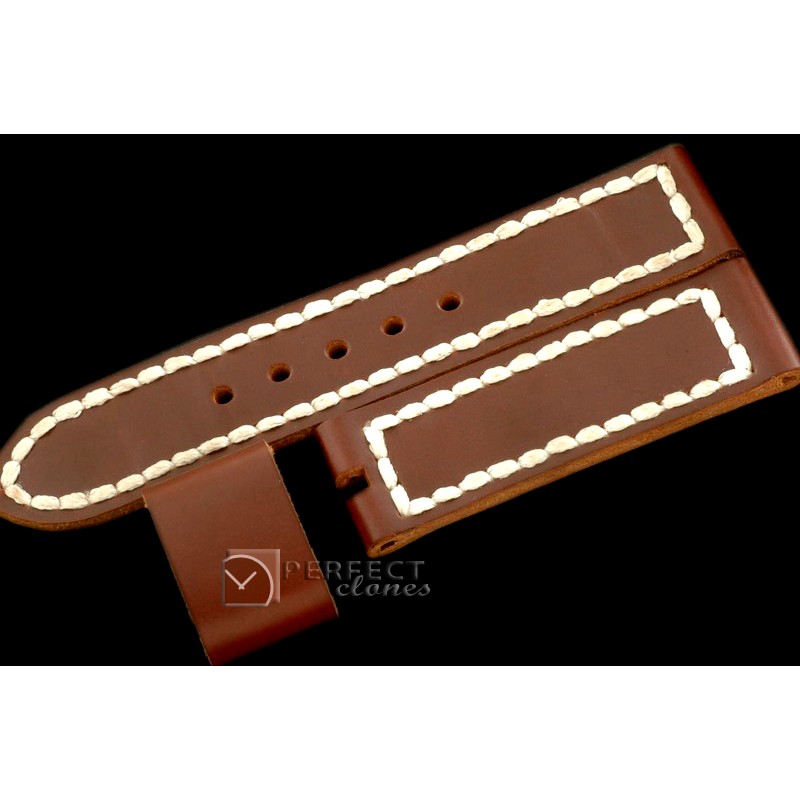 PNA00112 24/24 Handsewn Calf Tan Strap for 44mm Pams
