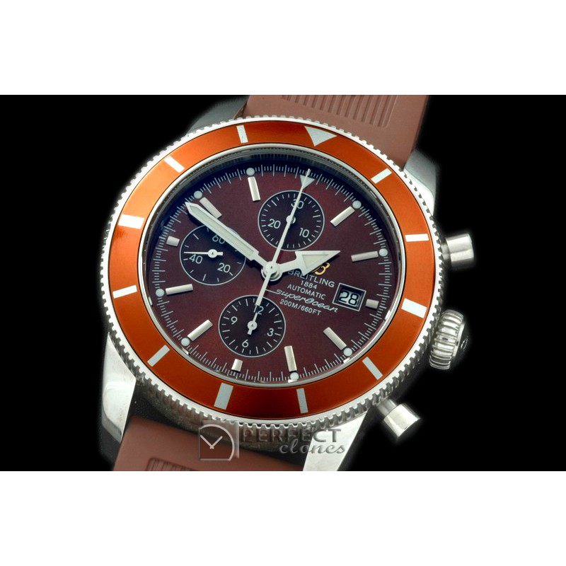BLSF01003 Superocean Heritage Chrono UV SS/RU Brown A-7750