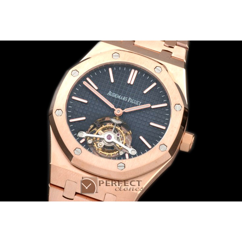 APROT10014 Royal Oak Tourbillon RG/RG Blue Real Tourbillon