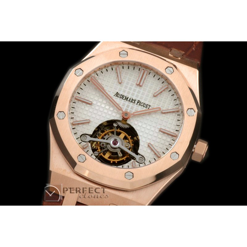 APROT10011L Royal Oak Tourbillon RG/LE White Real Tourbillon