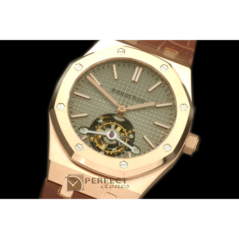 APROT10013L Royal Oak Tourbillon RG/LE Grey Real Tourbillon