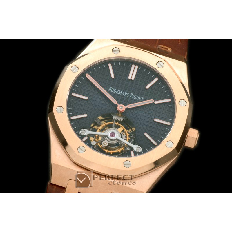 APROT10014L Royal Oak Tourbillon RG/LE Blue Real Tourbillon
