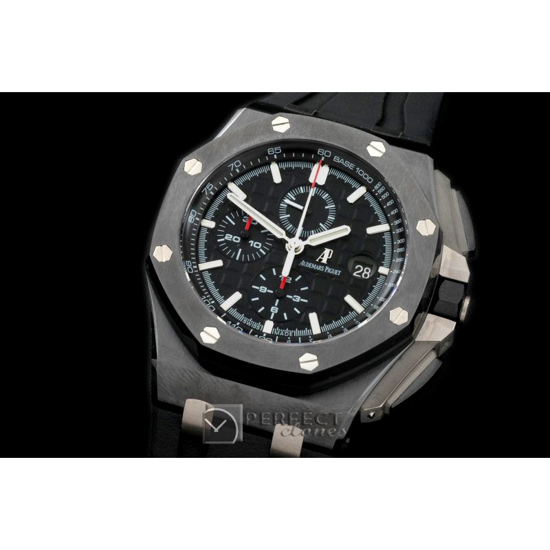 AAP00142 2014 Royal Oak Chronograph CER/RU Blk A-3126 Sec@12